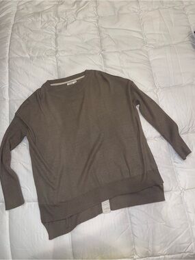 Mersea loose fit split back sweater